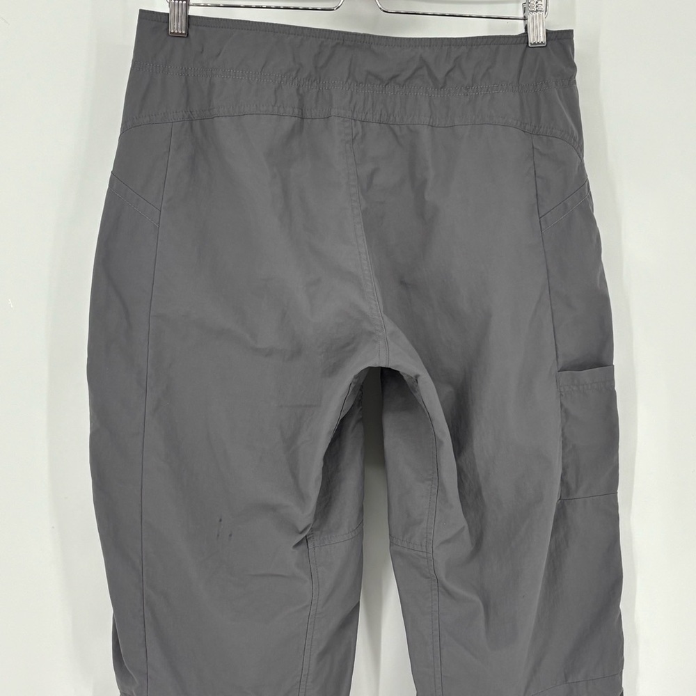 Mountain Hardwear womens Charcoal gray Cargo Pants hiking gorpcore Sz 12 nylon - Picture 4 of 13